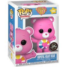 POP - ANIMATION - CARE BEARS 40TH - HOPEFUL HEART BEAR - 1204 (GLOW CHASE LIMITED EDITION)